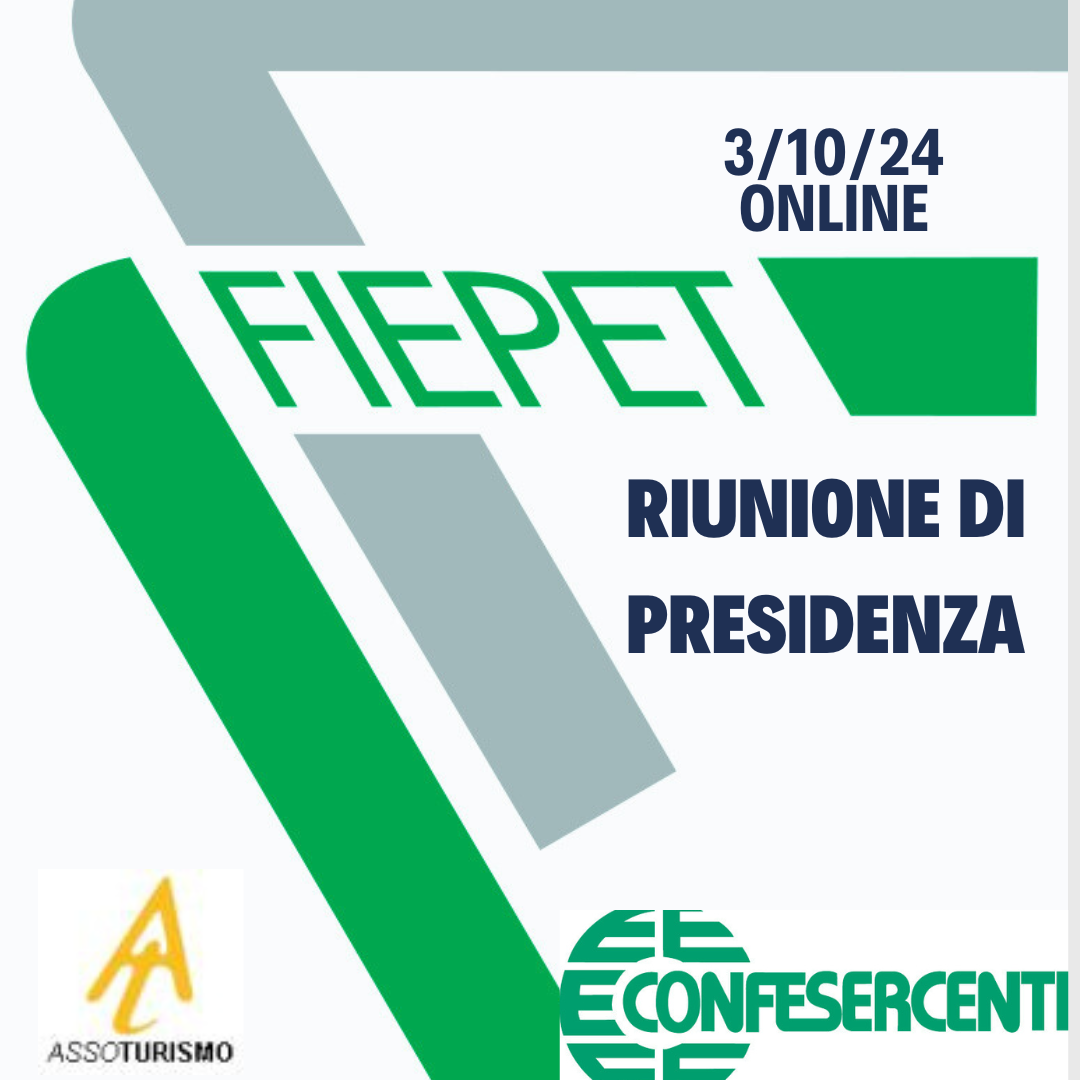 Presidenza nazionale FIEPET Confesercenti - online 3 ottobre 2024