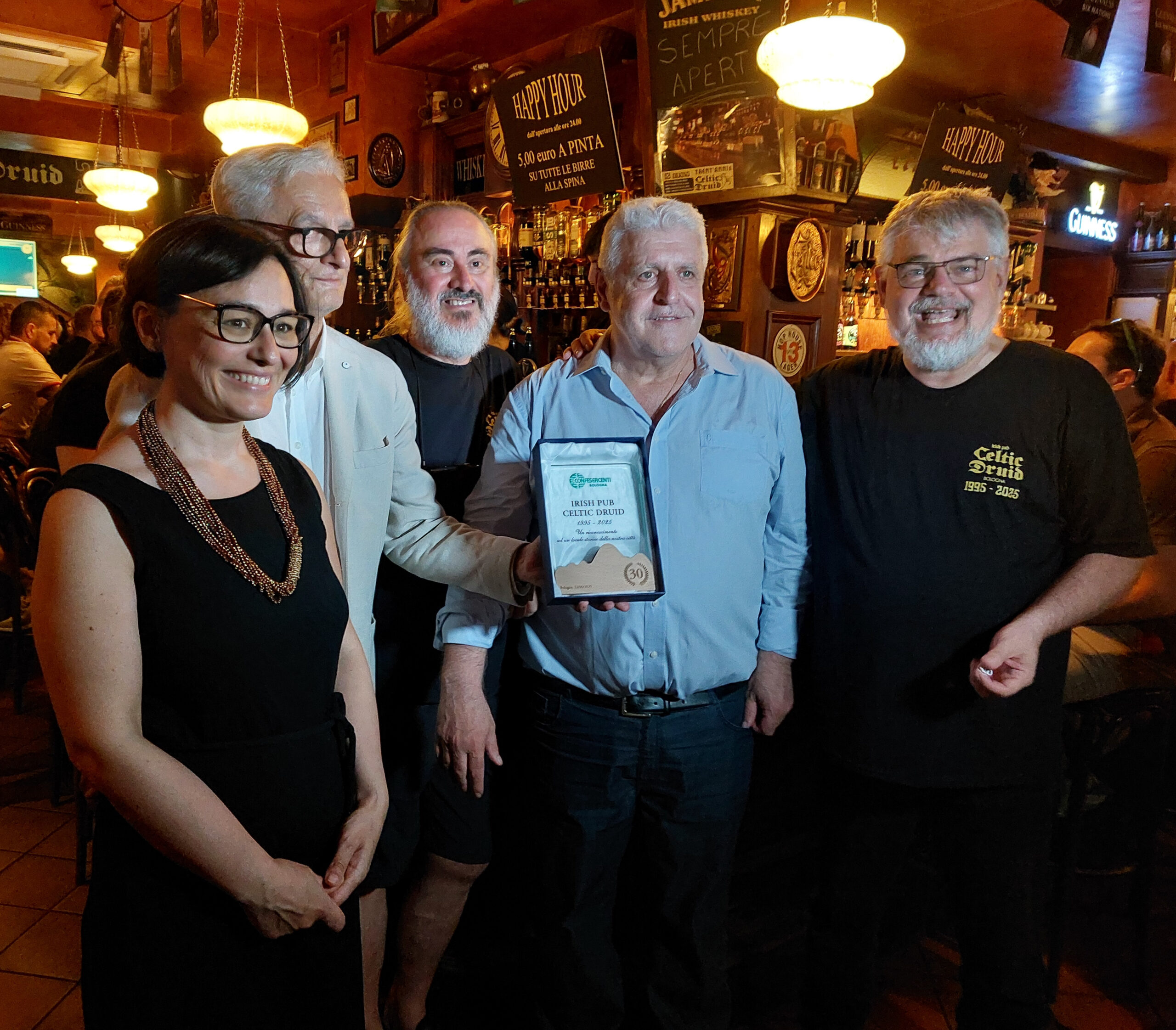 Confesercenti Bologna: Celtic Druid Irish Pub 1995-2025, 30 di Irlanda sotto le Due Torri